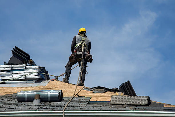 Professional Roof Replacement technician working in South Deerfield, MA